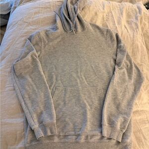 ALO Yoga Light Gray Textured Hoodie